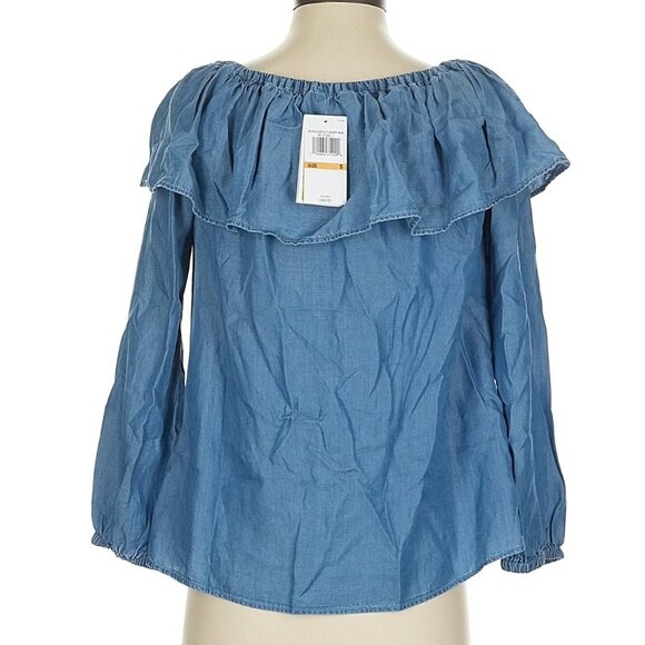 NWT Michael Kors Size S 3/4 sleeve blouse - Picture 2 of 5